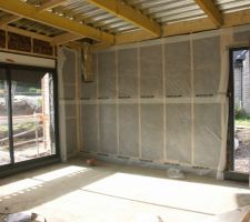 Isolation des murs du rdc, membrane