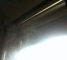 Test de la fumée sur les ouvertures