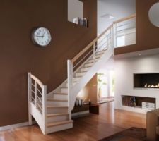 La rambarde de notre escalier