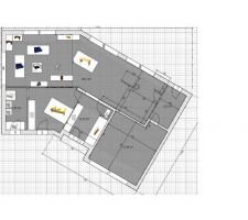 Plan provisoire personnel avant fourniture des plans définitifs du constructeur