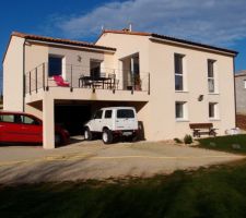 Gardes corps fait maison en câbles inox et fer plat