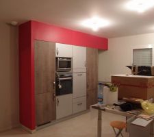 Rappel couleur encastrement cuisine