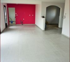 Carrelage et peinture terminé
