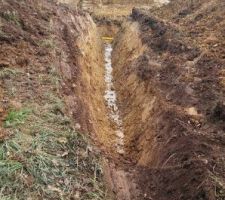 Drainage haut du terrain