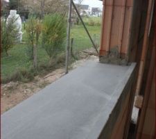 Pose des appuis fenêtre