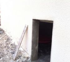 Nouvelle entrée du vide sanitaire