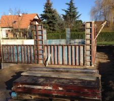 Coffrage du garage accol&eacute;