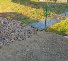 Depuis fin novembre ils ont fait le chemin d'acc&egrave;s et le terrassement et ensuite plus rien.