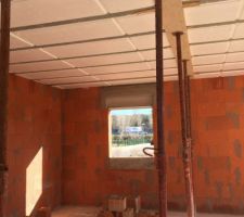 Le rez de chaussée côté cuisine.