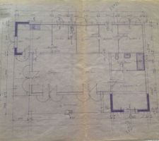 Plan de la maison datant de 1984