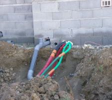 Raccordement eau, elec, telephone et tout a l'egout