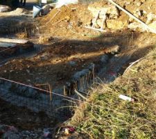 Ferrailles pour les fondations