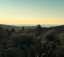 Notre aperçu mer depuis la chambre de l'étage