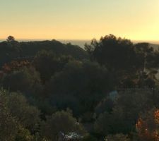 Notre aperçu mer depuis la chambre de l'étage