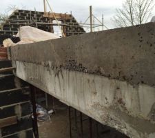 Epaisseur de la dalle de l'&eacute;tage, joli !