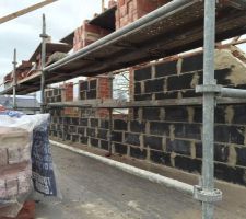 Vue du pignon Ouest depuis l'&eacute;tage