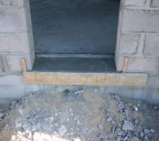 Seuil de porte de la porte d'entrée