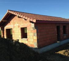 Vue du jardin, arrière de la maison