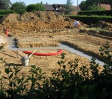 Fondations coulees le 8/7