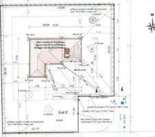 Implantation de la maison sur notre terrain