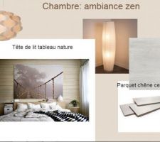 Planche tendance pour notre chambre: ambiance zen et nature