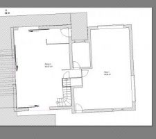 Plan rdc (sejour / garage)