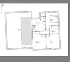 Plan rdc (sejour / garage)