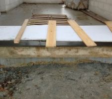 Les seuils de portes sont faits.