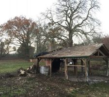 Déconstruction de la cabane n°2