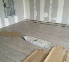 Pose carrelage en cours