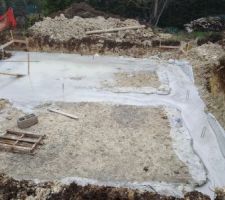 Coulage des fondations