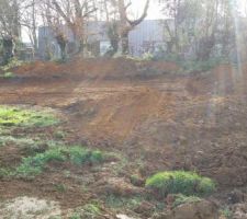 Terrassement du terrain