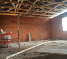 Vu de l'intérieur l'étage.