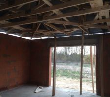 Vu de l'intérieur salon.