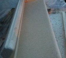 Rebord de fenetre en pierre de taille