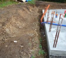 Décaissement autour de la maison