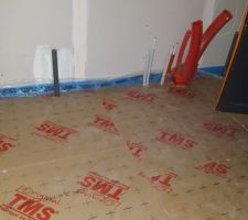 Dalle isolante pour le plancher chauffant