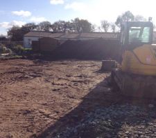 Terrassement suivant plan