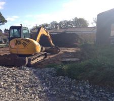 Terrassement suivant plan