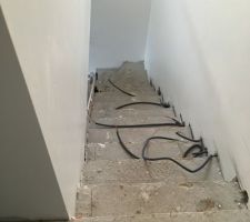 Électricité en cours pour spot de balisage