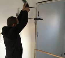 Porte fin de chantier croziere paul cerac charni&egrave;res invisibles et inserts inox