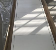 Porte fin de chantier croziere paul cerac charni&egrave;res invisibles et inserts inox