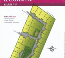 Plan du lotissement