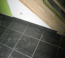 Plinthes sur escalier