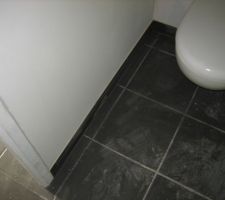 Plinthes int&eacute;rieures WC