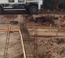 Coffrage des fondations