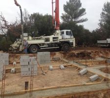 Coulage des fondations