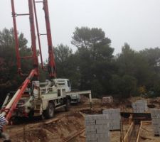 Coffrage des fondations