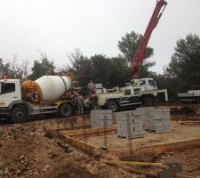 Coffrage des fondations