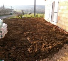 Terrain remis en place